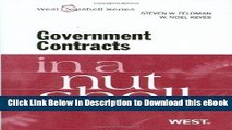 [Read Book] Government Contracts in a Nutshell, 5th (West Nutshell Series) Kindle