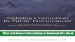 [Read Book] Fighting Corruption in Public Procurement: A Comparative Analysis of Disqualification