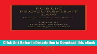 [Read Book] Public Procurement Law: Damages as an Effective Remedy Kindle