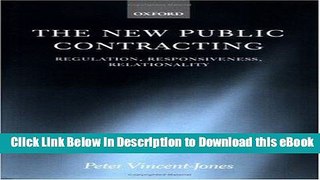 [Read Book] The New Public Contracting: Regulation, Responsiveness, Relationality Kindle