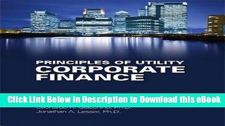 [Read Book] Principles of Utility Corporate Finance Mobi