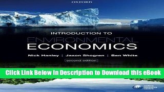 [Read Book] Introduction to Environmental Economics Mobi