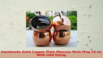 Barrel Copper Moscow Mule Mug Handmade of 100 Pure Copper Nickel Lined Brass Handle Solid 8e329ca6