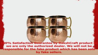 Copper Moscow Mule Mug Hammered Dutch Style Lacquered FinishSet of 4 Mugs by DakshCraft 12340786