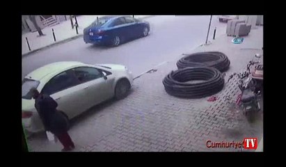 İstanbul'daki silahlı çatışma kamerada