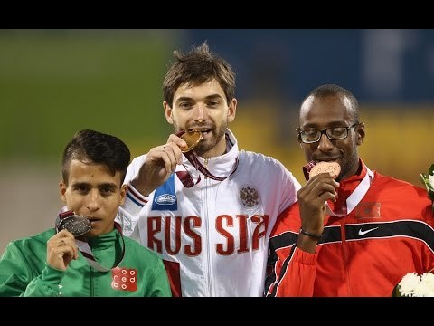Men's 800m T13 | Victory Ceremony | 2015 IPC Athletics World Championships Doha