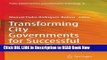 [PDF] Transforming City Governments for Successful Smart Cities (Public Administration and