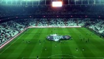 Beşiktaş maç öncesi antramanlar