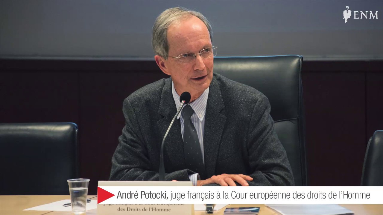 Le juge de la CEDH André Potocki devant la promotion 2016