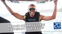 Barack Obama s'éclate en faisant du kitesurf