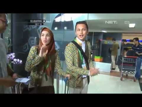 Ussy dan Andhika Pratama berangkat Umroh bersama