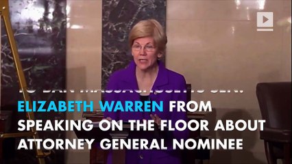 Download Video: Republican senators just silenced Democrat Elizabeth Warren