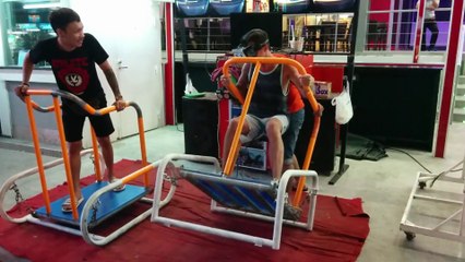 Jeu en réalité virtuelle vraiment réelle! Ahaha