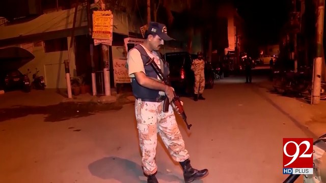 Rangers operations in Landhi Town, Karachi.. ammo recovered 8-02-2017 - 92NewsHDPlus