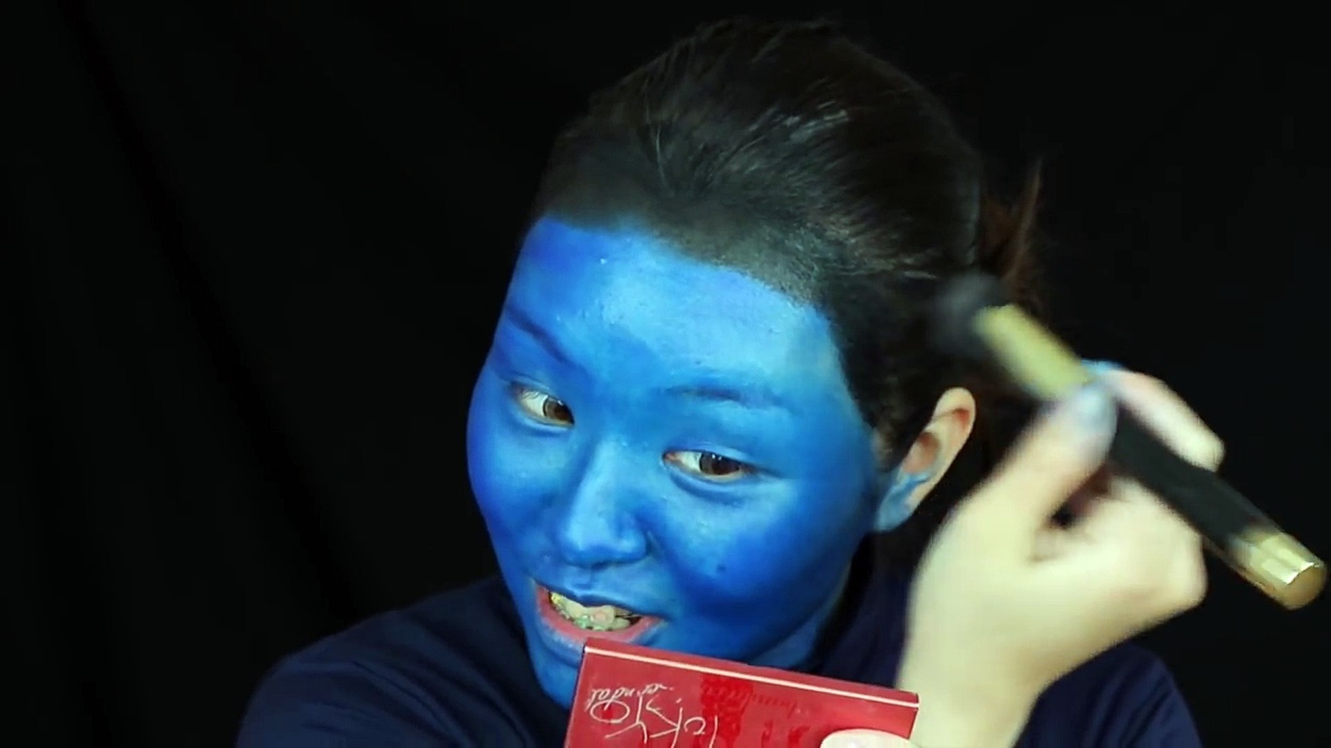 大人気青鬼メイク 節分メイク Art Makeup Crqsndxbmcg Video Dailymotion