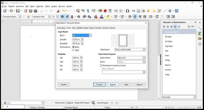 52 Ders - LibreOffice Write temel bilgiler