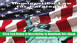 [Read Book] Immigration Law for Paralegals, Fourth Edition Mobi