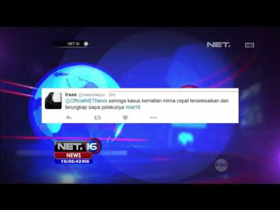 Reaksi Netizen Terhadap Kasus Kematian Mirna - NET16