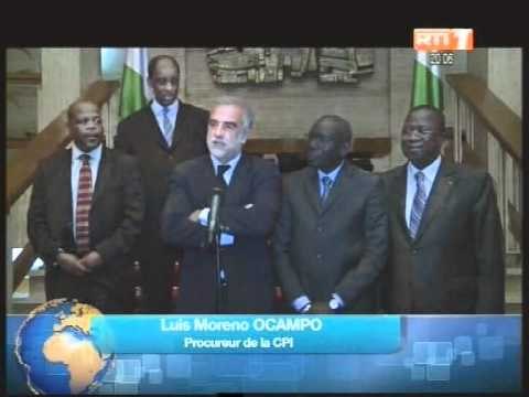 Le procureur de la cour Pénale Luis Ocampo est venu faire ses adieux au Président Ouattara