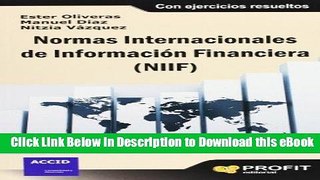 EPUB Download Normas internacionales de información financiera (NIIF) Online PDF