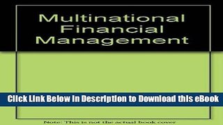[Read Book] Multinational Financial Management Mobi