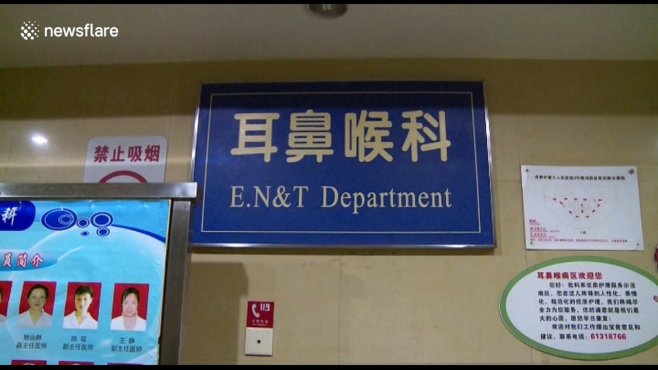 Doctor removes cockroach from man's ear in China