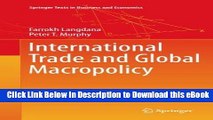 [Read Book] International Trade and Global Macropolicy (Springer Texts in Business and Economics)