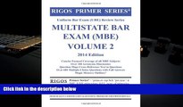 Download [PDF]  Rigos Primer Series Uniform Bar Exam (UBE) Review Series Multistate Bar Exam MBE