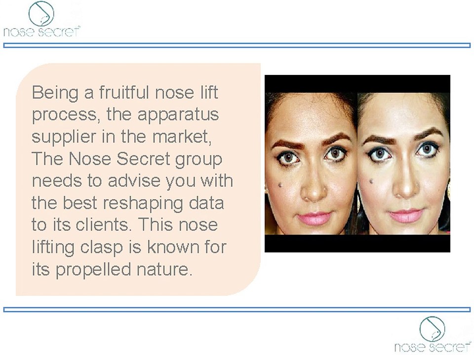 Nose Lift Without Surgery - Detailed Info by Nose Secret