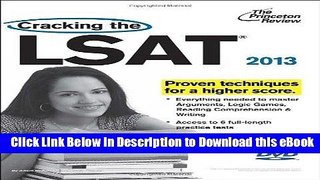 [Read Book] Cracking the LSAT with DVD, 2013 Edition (Graduate School Test Preparation) Kindle