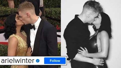 Ariel Winter Posts Making Out Picture With Boyfriend Levi Meaden