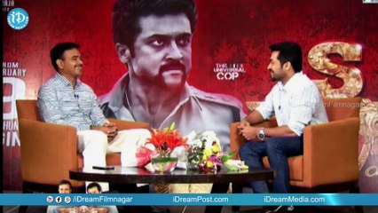 Suriya Interviews ADGP CV Anand || Singam 3