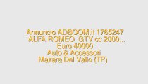 ALFA ROMEO  GTV cc 2000...