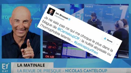 Download Video: L'équipe de Nicolas Canteloup sur Europe 1 s'excuse après une blague 