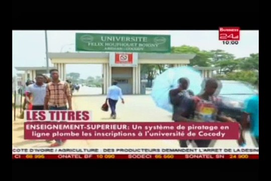 Business 24 - Journal Télévisé - Edition du Mercredi 08 Février 2017