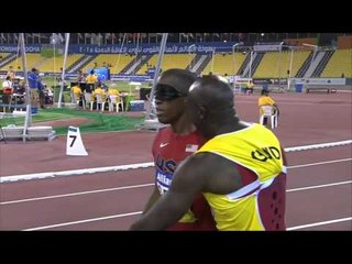 Men's 100m T11 | Semifinal 3 |  2015 IPC Athletics World Championships Doha
