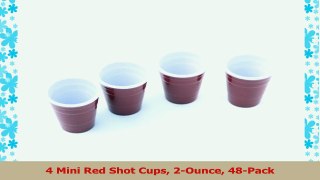 4 Mini Red Shot Cups 2Ounce 48Pack a17e7ff4