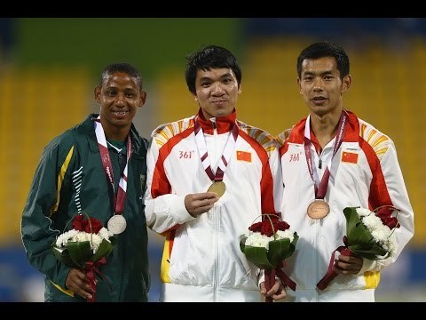 Men's 200m T38 | Victory Ceremony | 2015 IPC Athletics World Championships Doha