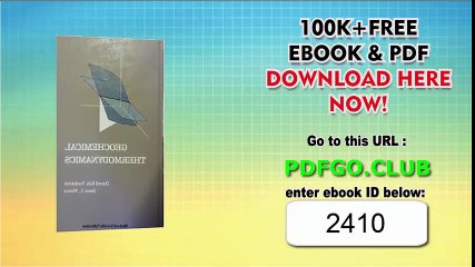 Geochemical Thermodynamics First Edition Edition