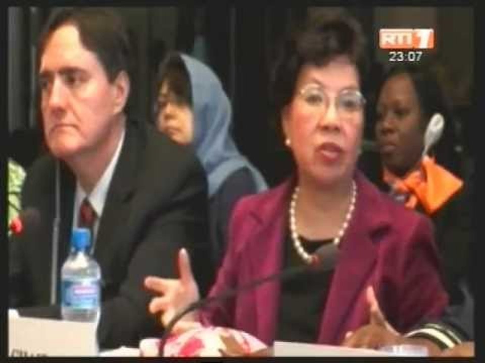 Santé: Pr Aya Ndri Thérèse a présidé la 65eme Assemblée Mondiale de la Santé de Génève
