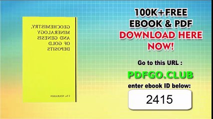 Geochemistry Mineralogy and Genesis Gol 1st Edition