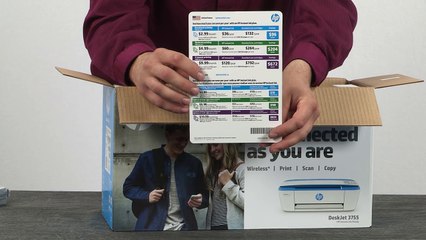 Setting Up an HP DeskJet 3700 Series Printer