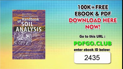 Handbook of Soil Analysis_ Mineralogical, Organic and Inorganic Methods 2006th Edition