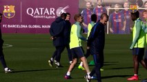 FC Barcelona training session: A place in the cup final secured, focus switches back to the league