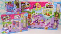 Shopkins Kinstructions Deluxe Food Court Baby Shop Shopping Cart Surprise Egg and Toy Collector SETC