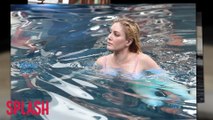 Heidi Montag muestra su cuerpo de biquini en piscina en Londres