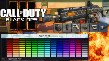Call of Duty: Black Ops III como pintar un arma!