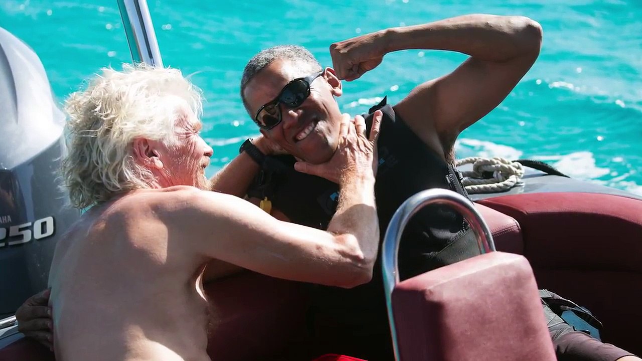 Richard Branson fait un concours de kitesurf contre… Barack Obama !