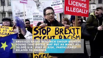 Report: Brexit will cut 30,000 finance jobs