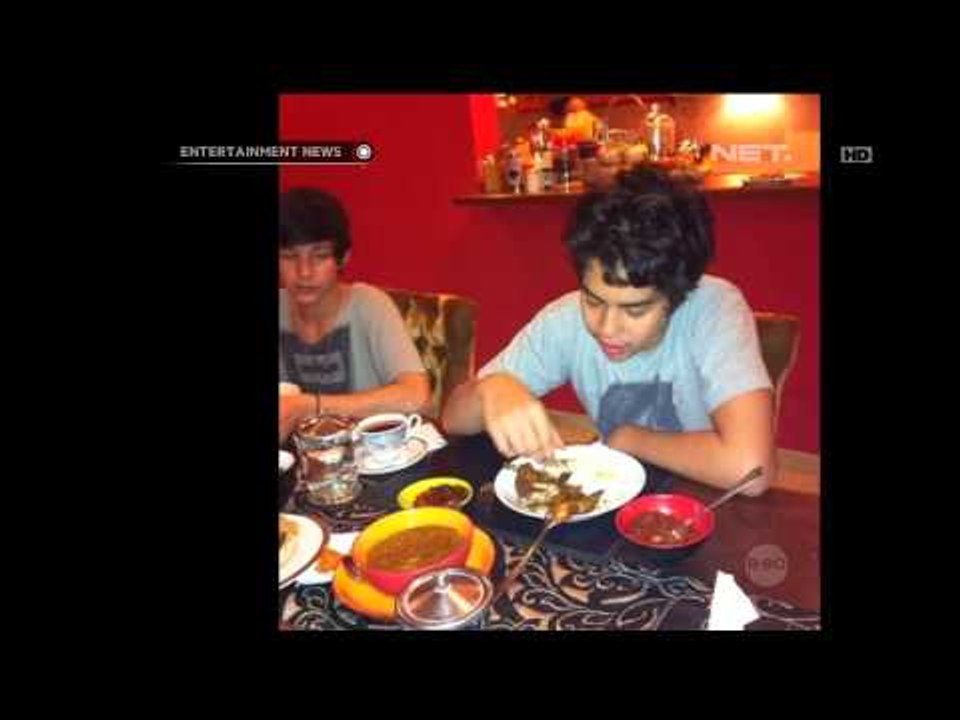 Maia Estianty dan sang anak saat bulan puasa